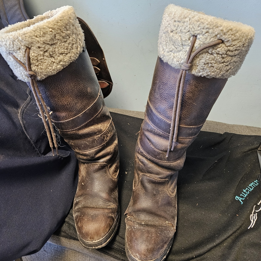 Dubarry of Ireland Brown Winter Boots with sheepskin lining